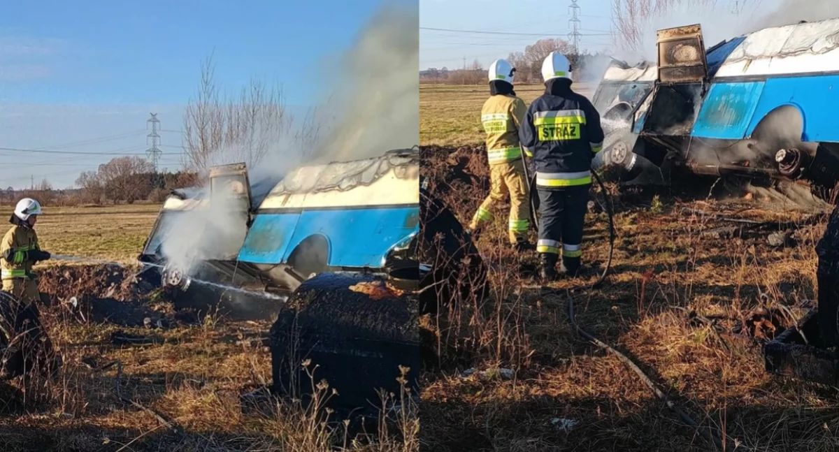 Autobus w ogniu - jak doszło do pożaru?