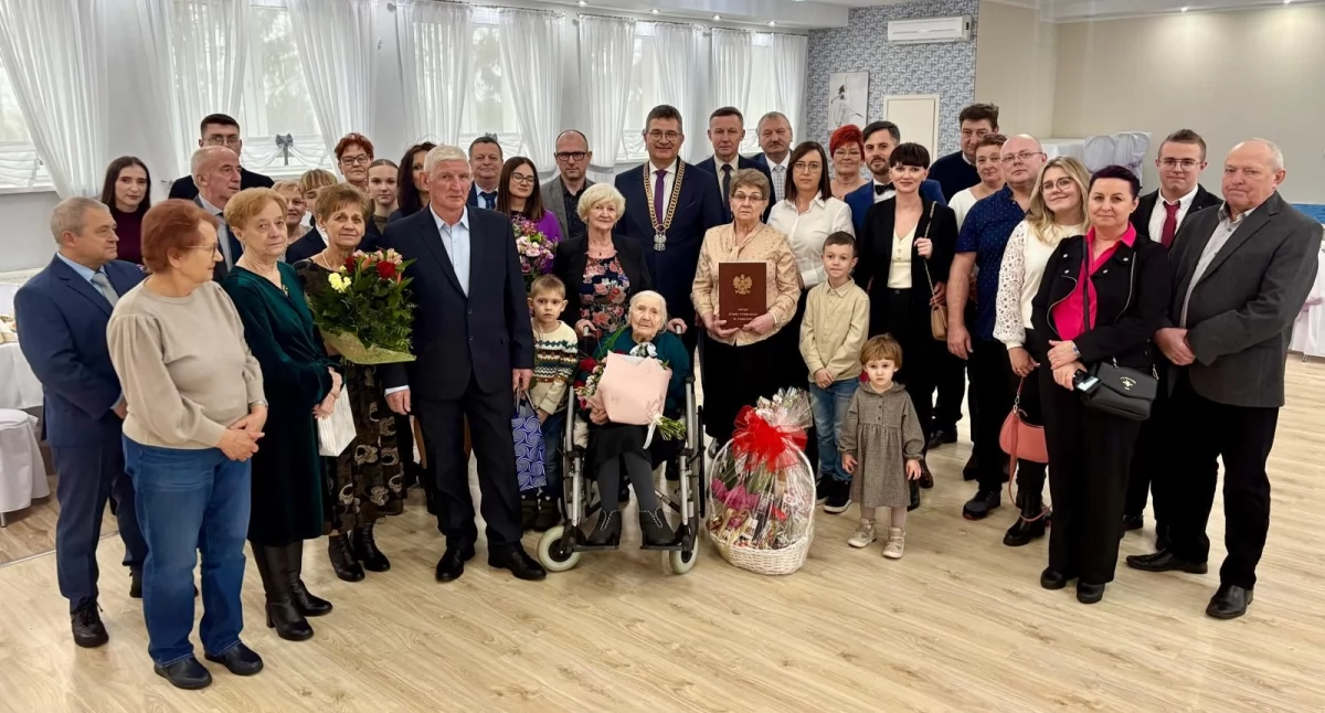 Jubileusz 100-lecia urodzin Marianny Kutarby- wyjątkowy jubileusz w Gminie Pajęczno