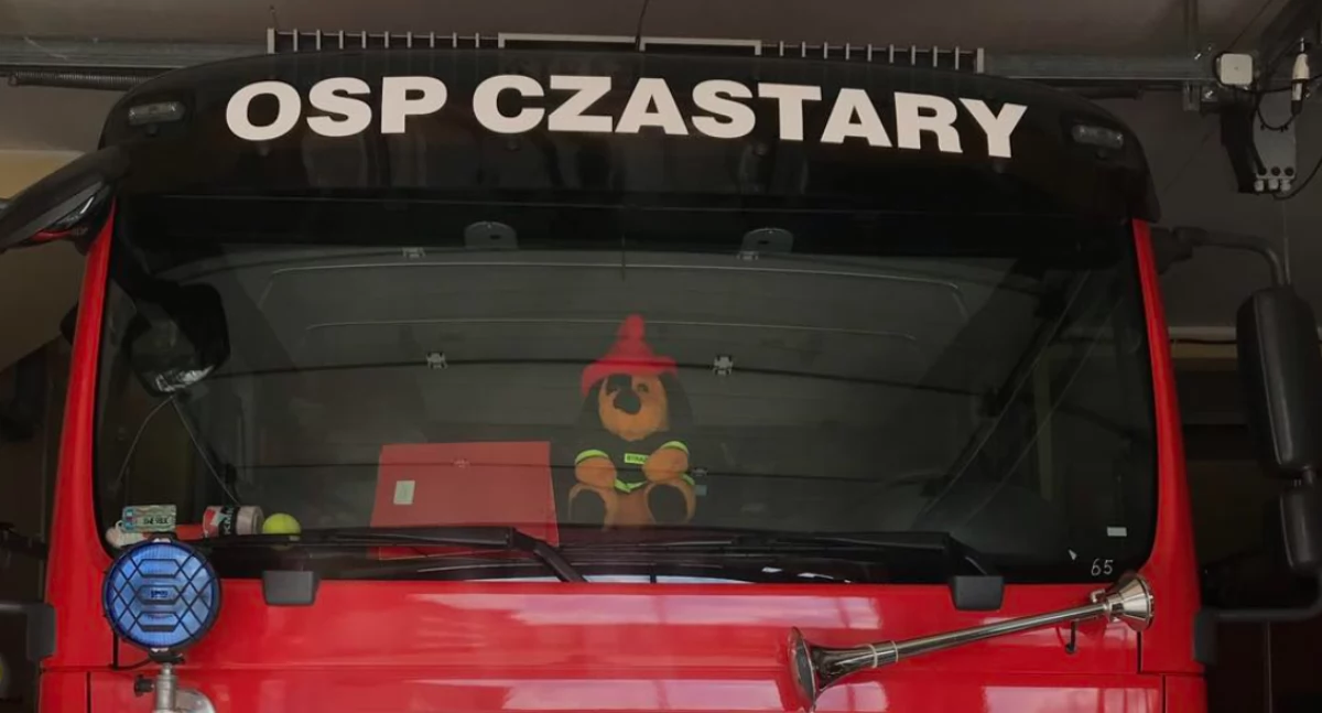 Pożar kotłowni w Czastarach