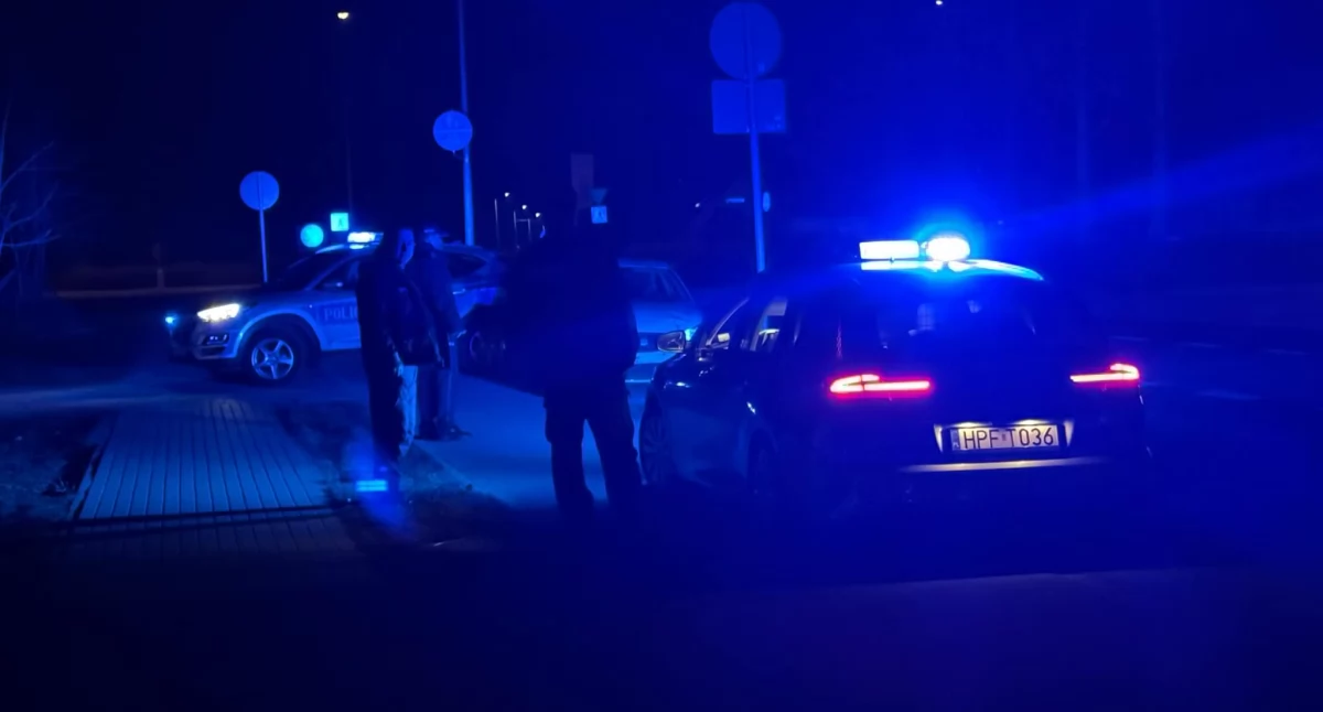 Kolizja w Wieluniu: Policja udaremniła ucieczkę sprawcy