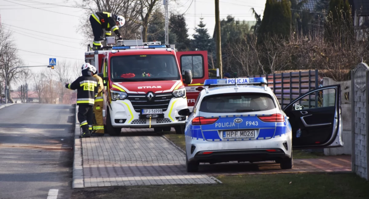 Kolizja drogowa: Makowiska w gminie Pajęczno