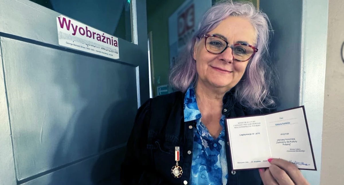 Dyrektor Kalińska odznaczona za działania na rzecz polskiej kultury