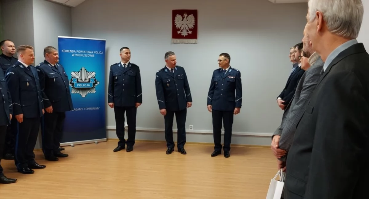 Zmiany w wieruszowskiej policji - komenda ma nowego szefa