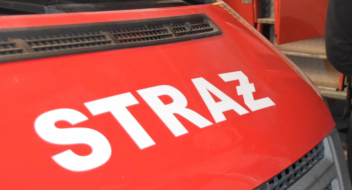 Pożar w domu jednorodzinnym w Zamościu Kolonia, gmina Strzelce Wielkie