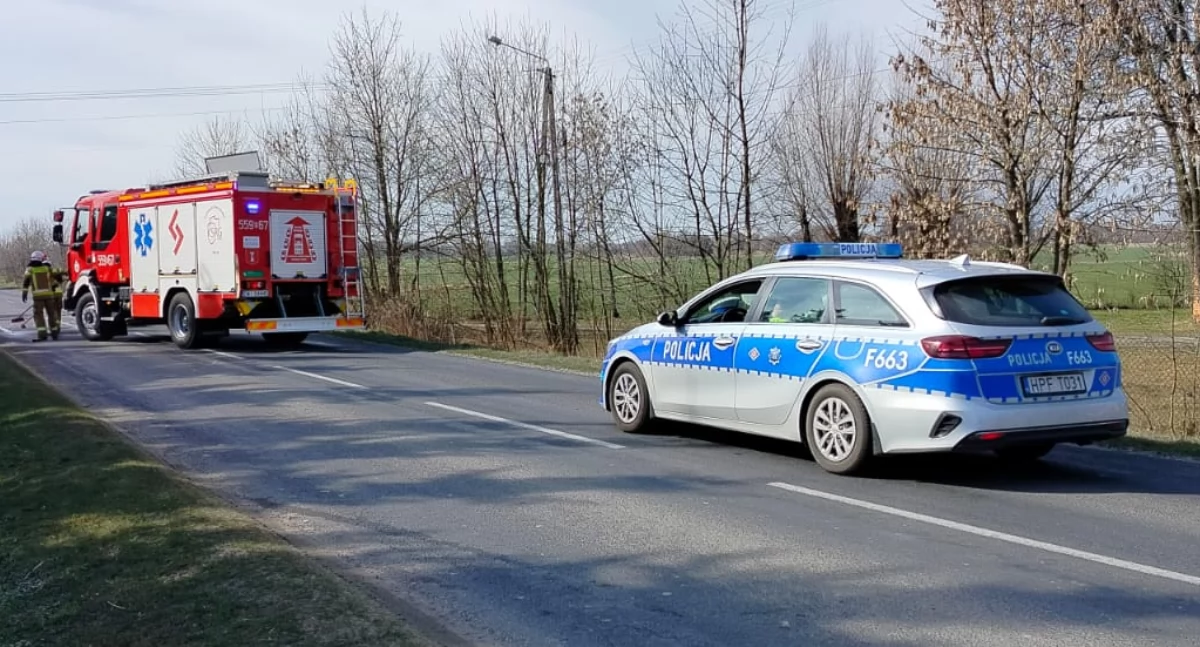 Prędkość, alkohol, dachowanie: Wypadek drogowy w Skomlinie 