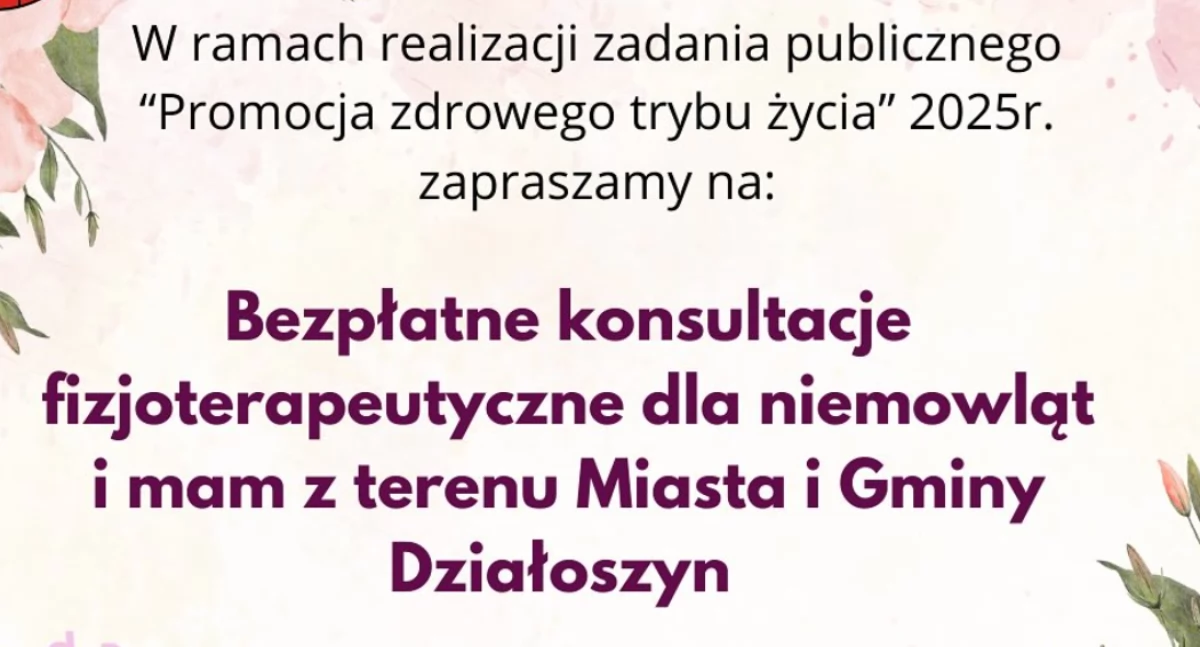 Bezpłatne konsultacje fizjoterapeutyczne dla niemowląt w Działoszynie