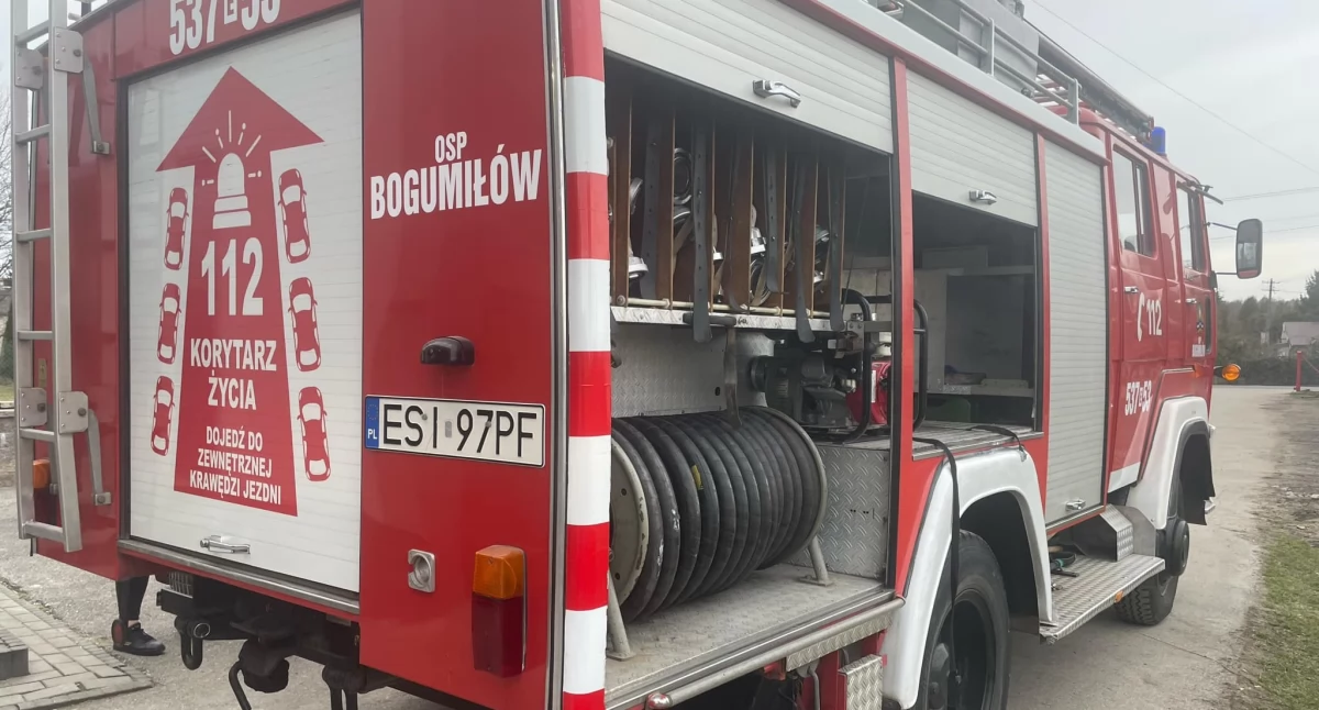 Zuchwała kradzież w Bogumiłowie: Okradli strażaków. To im się nie upiecze