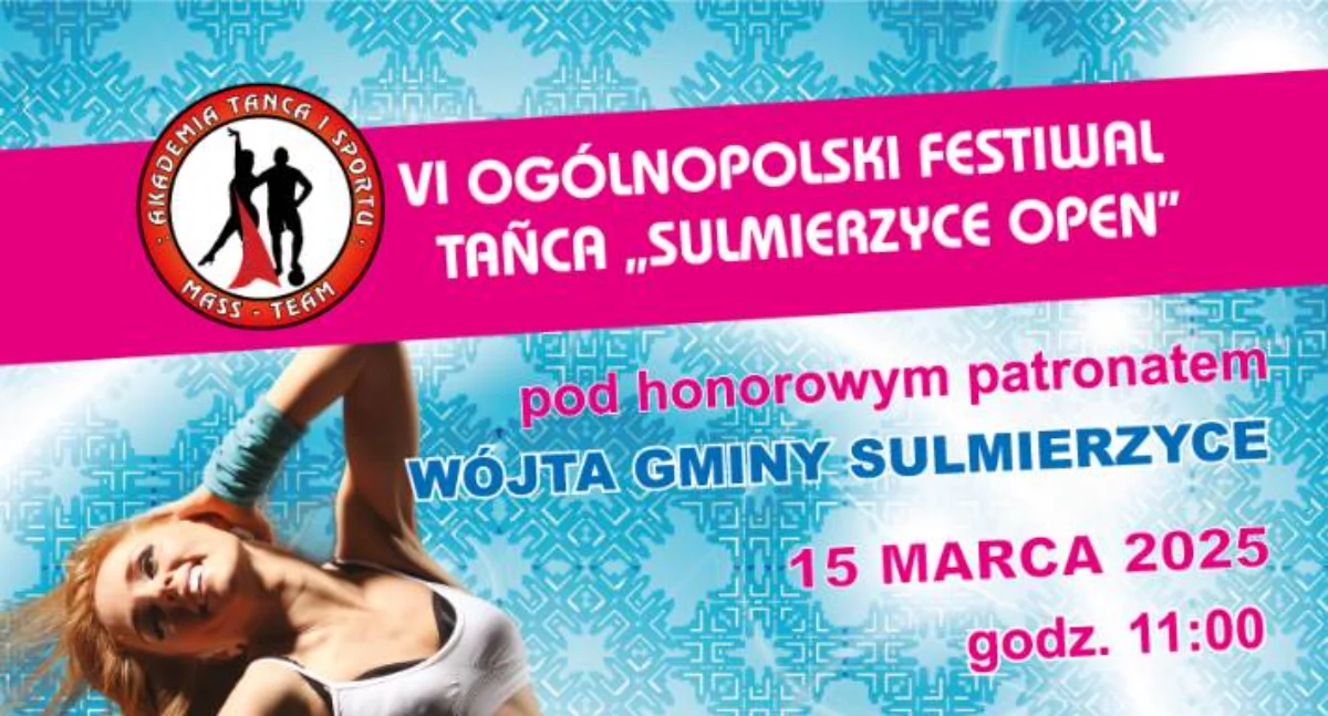 VI Ogólnopolski Festiwal Tańca „Sulmierzyce Open” – już 15 marca!