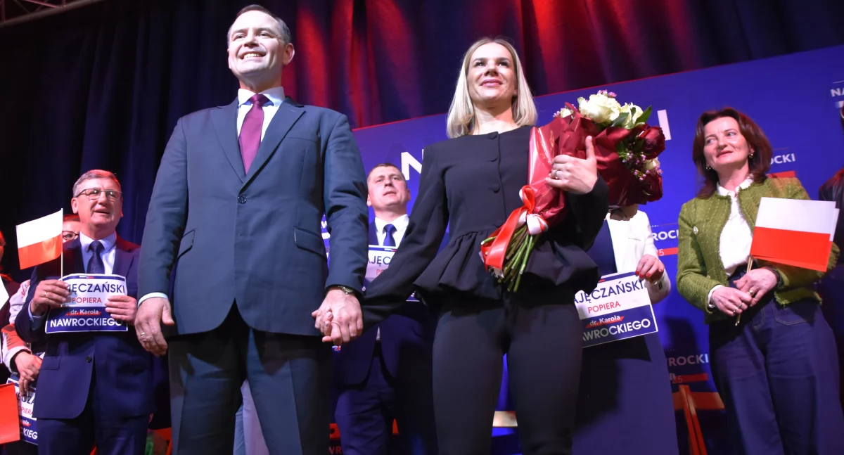 Karol Nawrocki w Pajęcznie: setki ludzi na spotkaniu z kandydatem na prezydenta RP