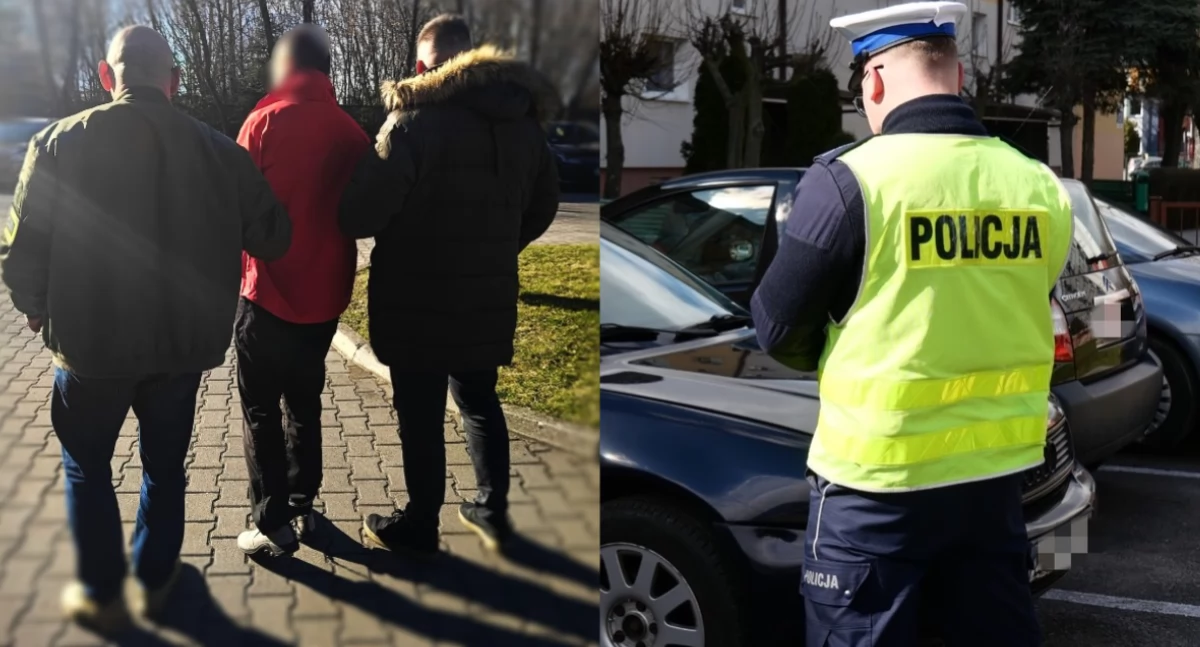 Wymachiwał nożami przy skrzyżowaniu i zatrzymywał pojazdy - wcześniej uszkodził trzy zaparkowane auta 