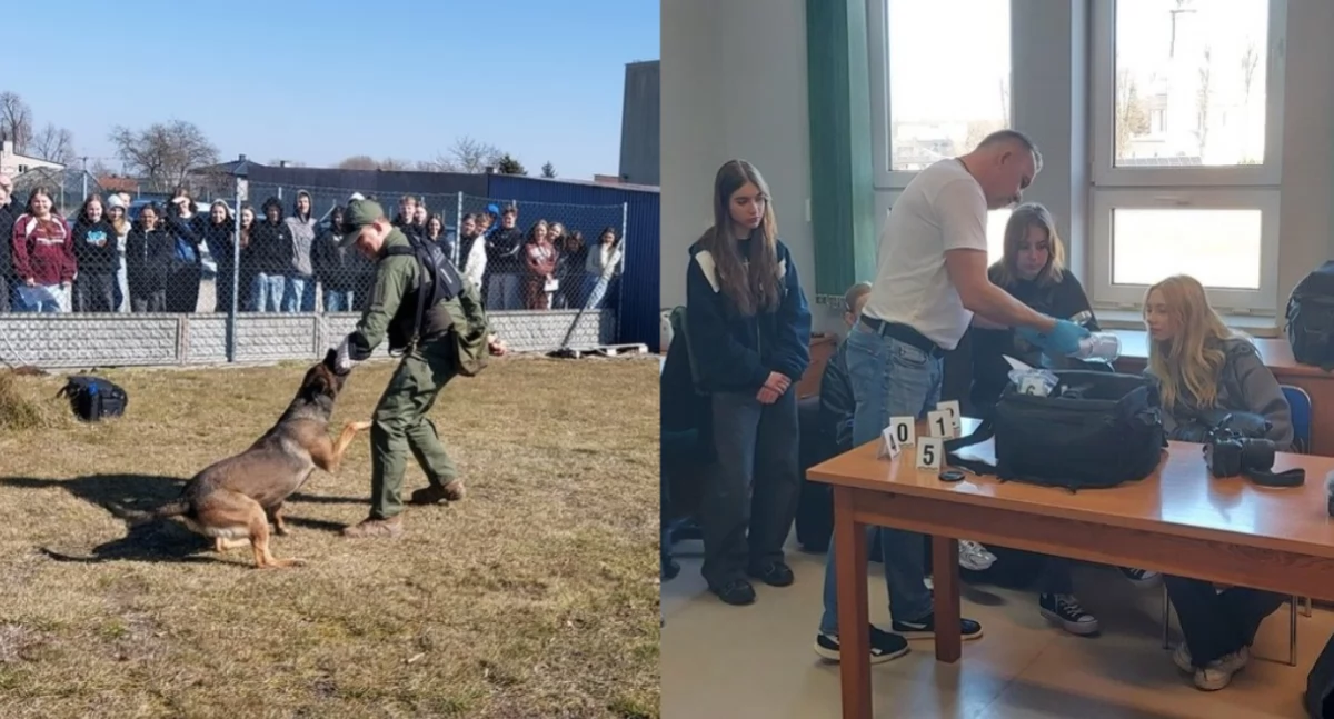 Uczniowie odwiedzili komendę policji - co mogli tam zobaczyć? 