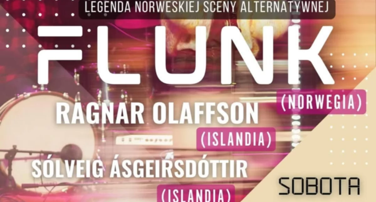 Flunk z koncertem w Pajęcznie! Legenda norweskiej sceny alternatywnej zagra w Kinie Świteź