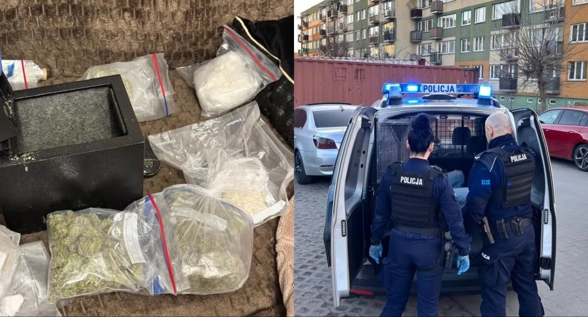 Policjanci przejęli blisko 2,5 kg narkotyków - zatrzymano dwie osoby 
