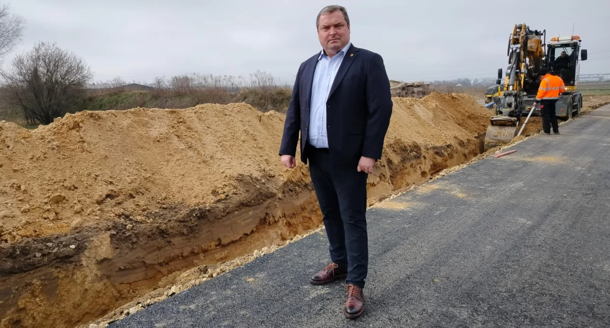Budowa małej obwodnicy Działoszyna dobiega końca