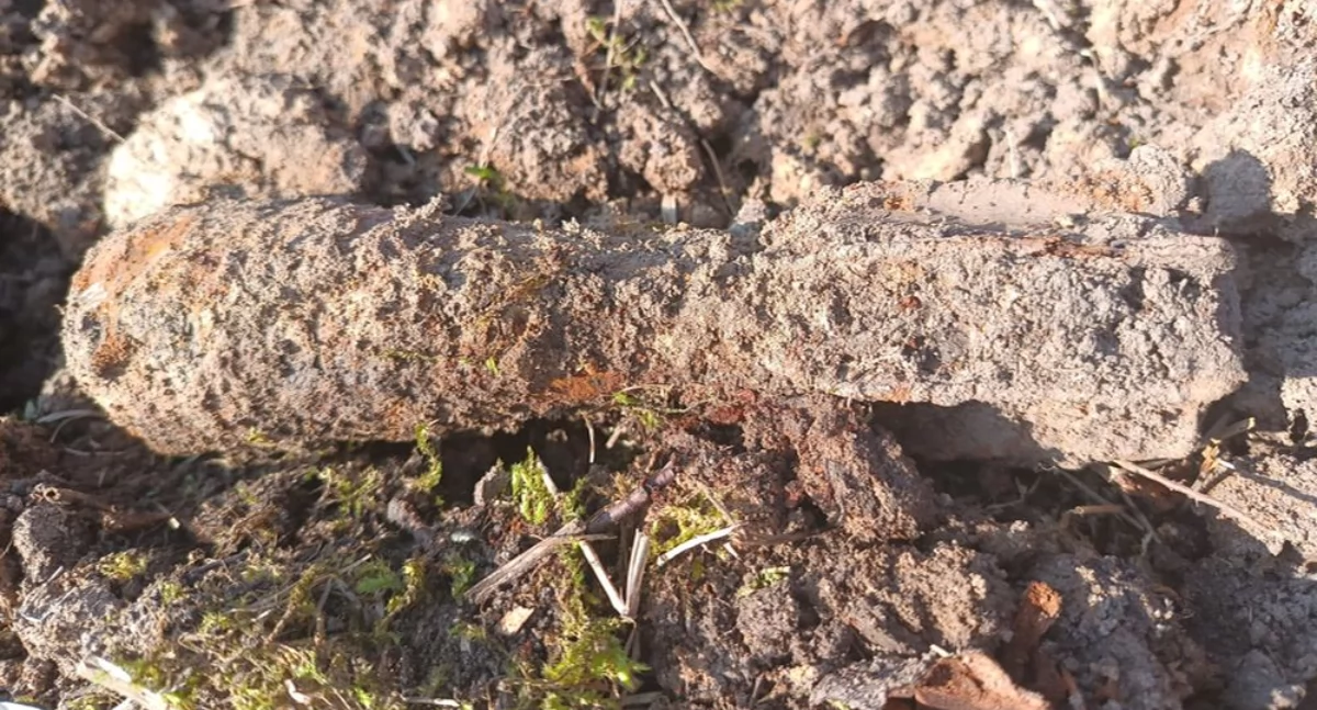 Niewybuch z czasów II wojny światowej znaleziony w Wierzchlesie