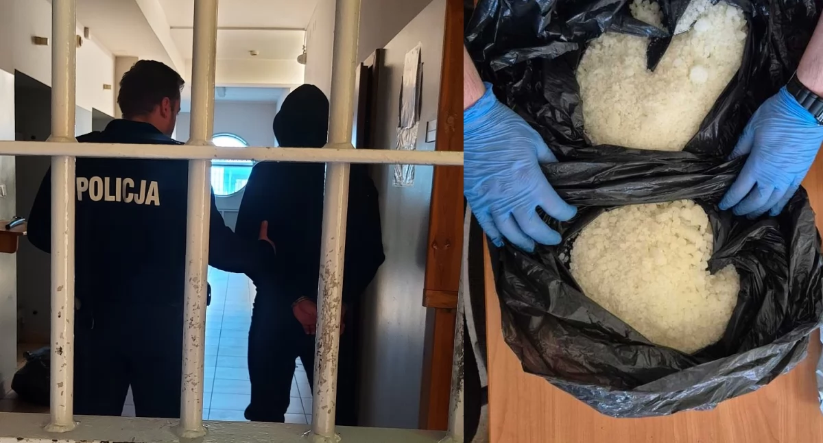 W mieszkaniu miał dwa kilogramy metamfetaminy. Grozi mu 10 lat więzienia