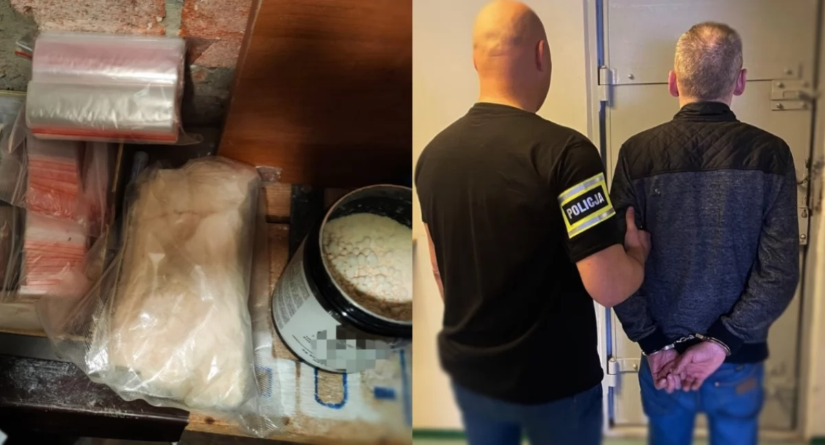 42-latek zatrzymany za narkotyki - miał ich prawie dwa kilogramy!