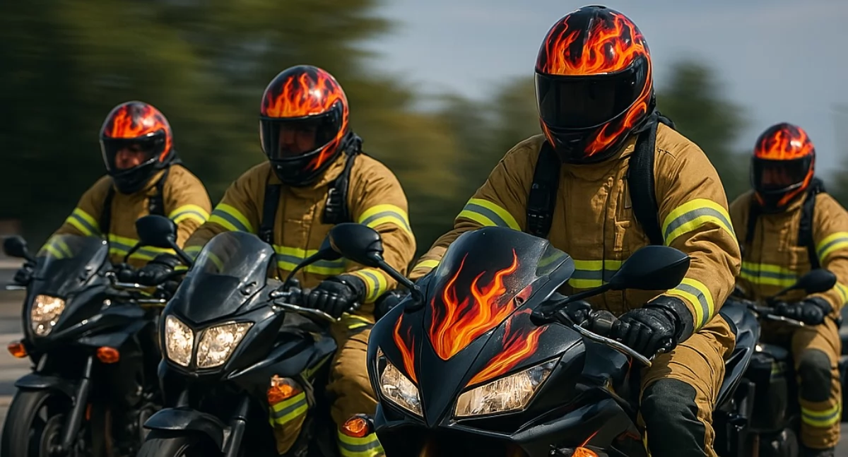 Strażacy Motocykliści otwierają sezon 2025 – spotkanie w Białej koło Wielunia już 11 maja!