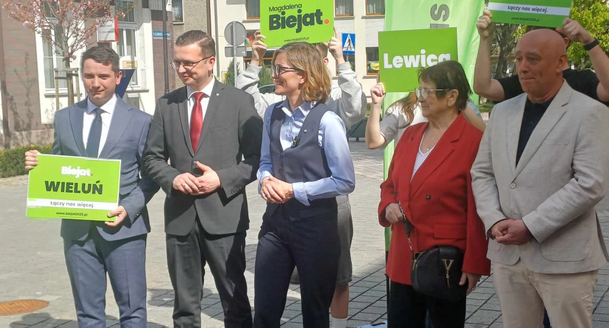 Magdalena Biejat w Wieluniu: „Nie przyjaźnię się z deweloperami. Mnie wspierają zwykli obywatele”