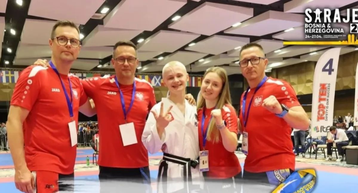 Piotr Nagielski drugim wicemistrzem Europy w Taekwon-do! Sukces młodego zawodnika z Działoszyna w Sarajewie