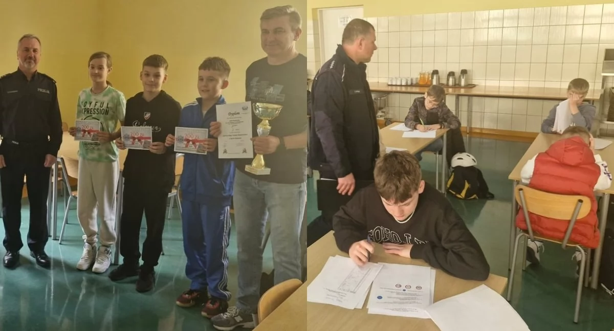 Rywalizacja uczniów w powiecie pajęczańskim - kto najlepiej zna zasady ruchu drogowego?
