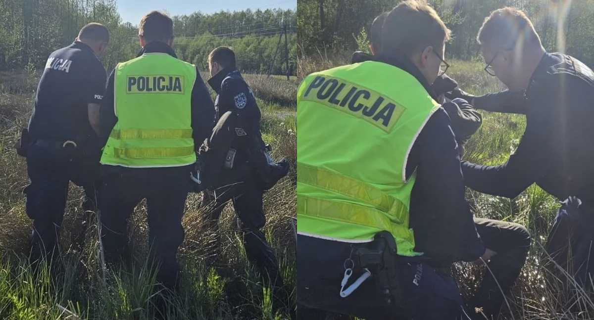 76-latek wyszedł z domu i ugrzązł na bagnach - pomoc przyszła w ostatniej chwili!