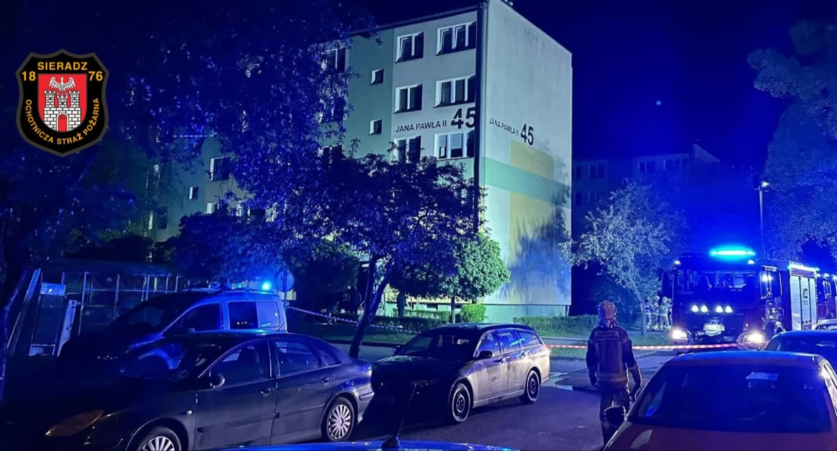 Pożar piwnicy w bloku - ewakuowano ponad 40 osób!