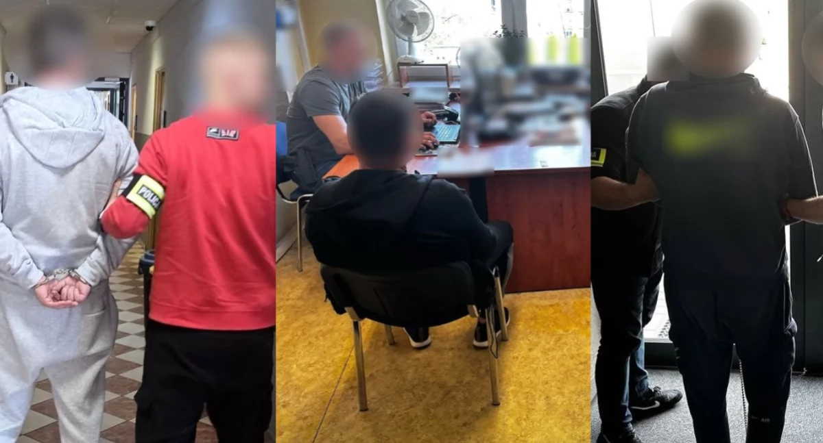 Napadali na kantory, salony i firmy - policja zatrzymała trzech obywateli Ukrainy