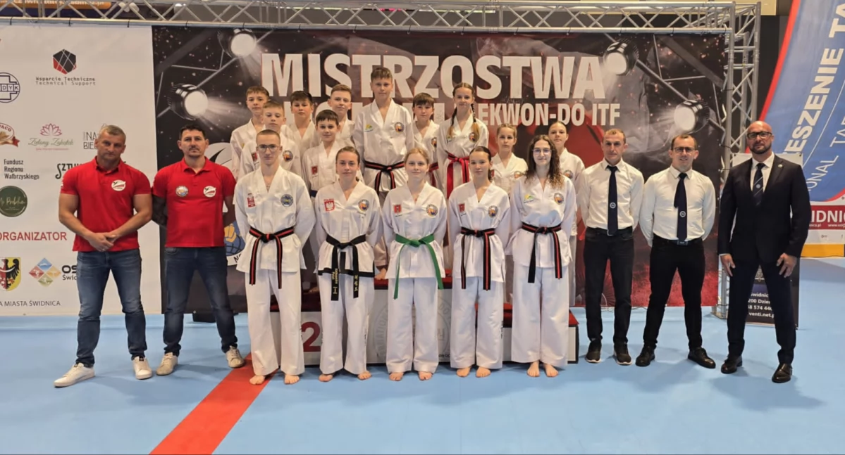 22 medale dla wieluńskiego SKT.Niedźwiedź podczas Mistrzostw Polski i Tiger Cup Taekwon-do w Świdnicy