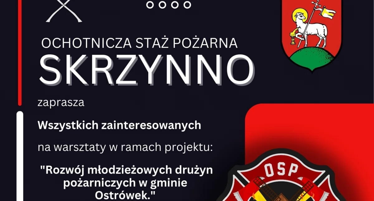 Warsztaty w OSP Skrzynno: Rozwój młodzieżowych drużyn pożarniczych w gminie Ostrówek
