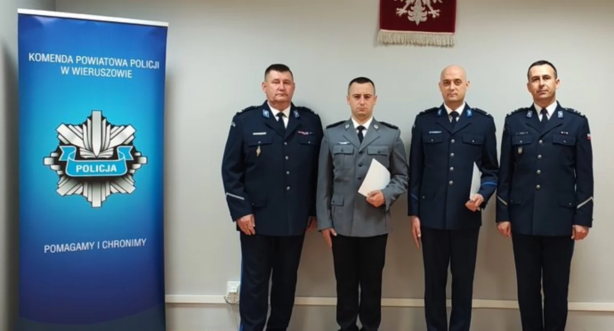 W wieruszowskiej komendzie posypały się awanse