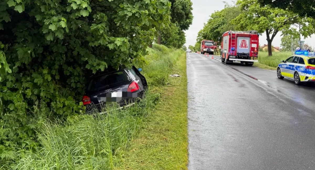 19-latek wymusił pierwszeństwo - dwie osoby trafiły do szpitala