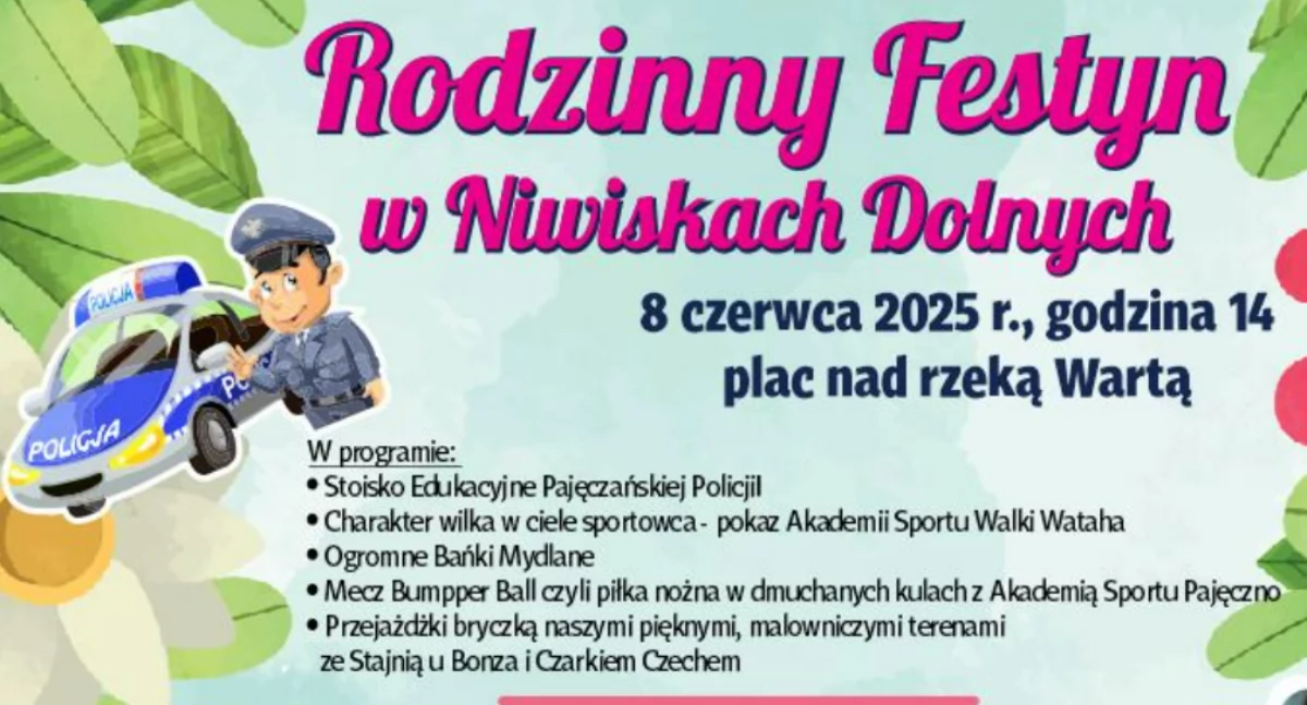 Festyn Rodzinny w Niwiskach Dolnych już w niedzielę, 8 czerwca
