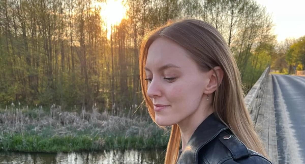  24-letnia Monika Kurpet  z Toporowa z zieloną kartą na konkursie Miss Województwa Łódzkiego