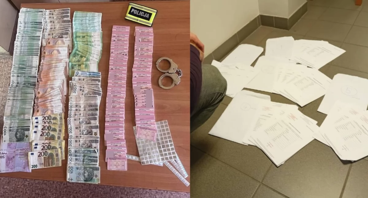Policjanci rozbili grupę przestępczą - jej członkowie fałszowali legitymacje oraz zaświadczenia szkolne