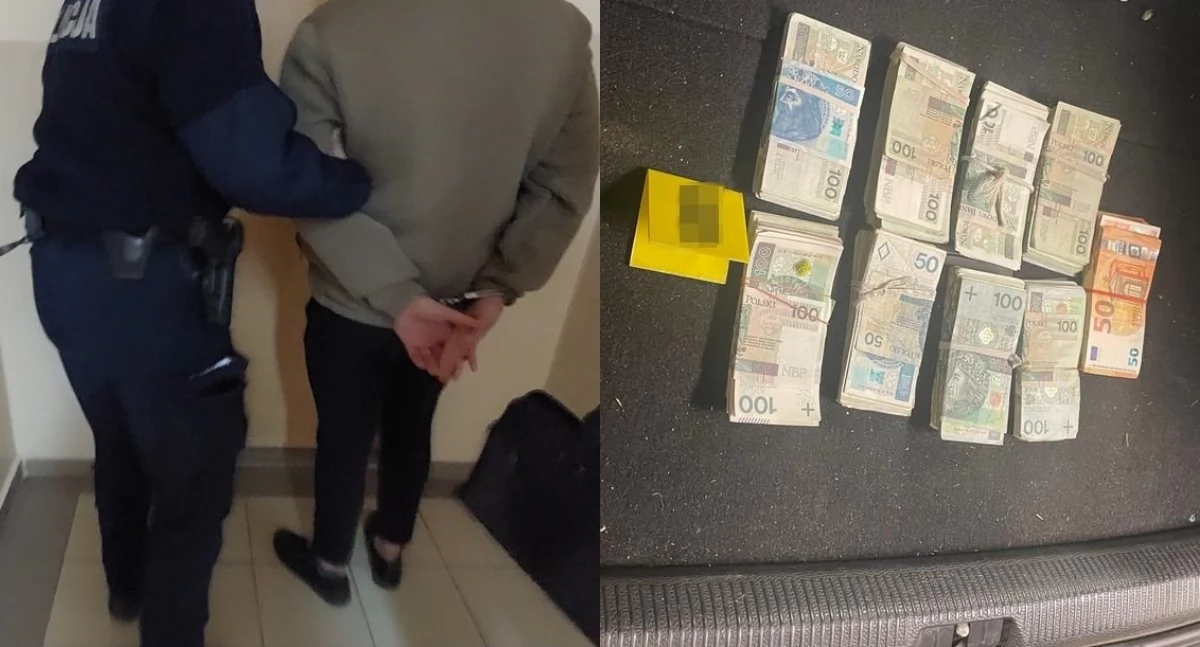 Brał udział w oszustwie metodą na policjanta - został zatrzymany na gorącym uczynku 
