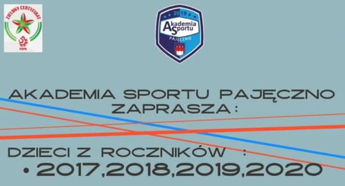 Nabór w szeregi Akademii Sportu Pajęczno trwa cały rok! Ruszają treningi dla rocznika 2020