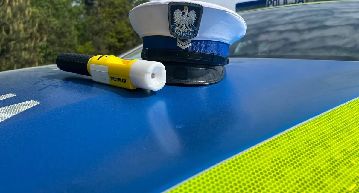 51-latek przewrócił się z motocyklem - okazało się, że był pijany