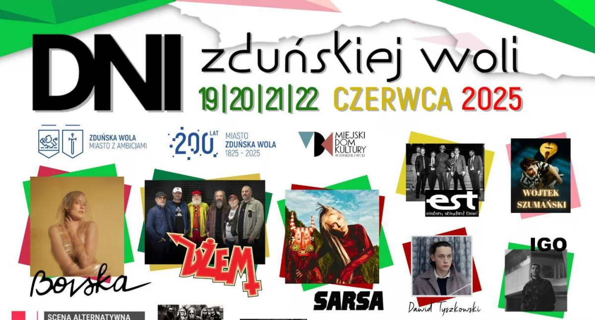 Dni Zduńskiej Woli 2025: program, koncerty i atrakcje