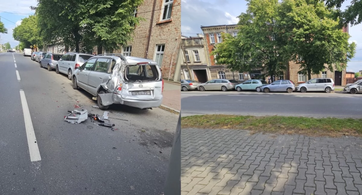 Ciężarówką chciał ominąć zaparkowane pojazdy - popełnił błąd i uszkodził kilka aut