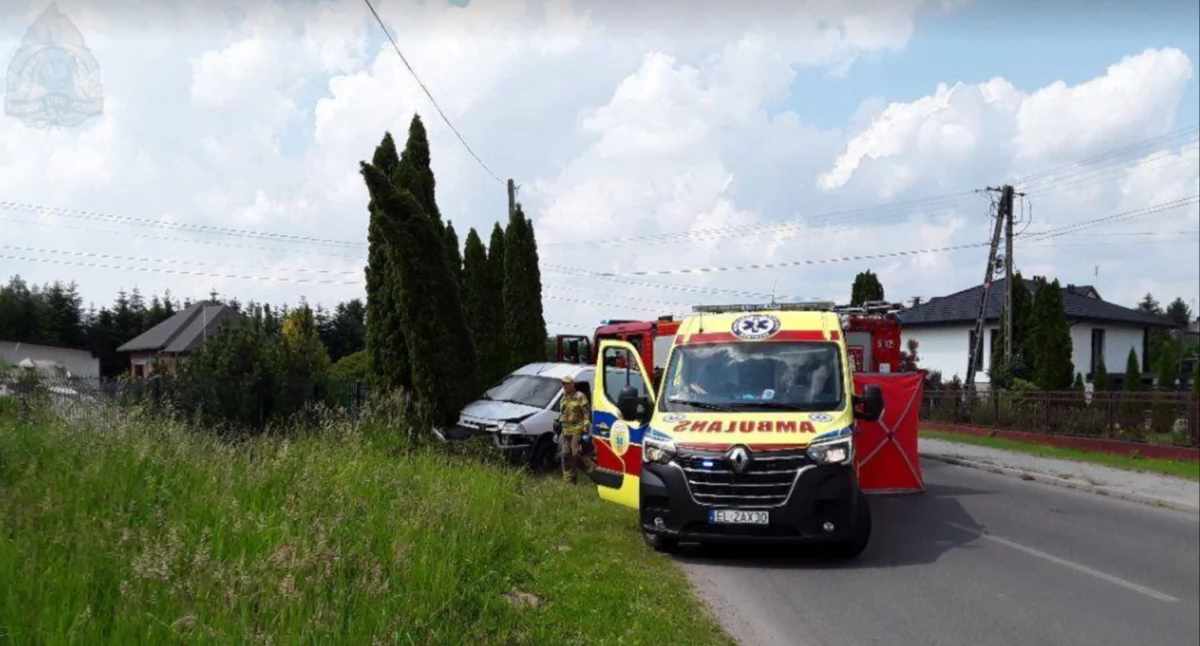 Kierowca busa zjechał z drogi i uderzył w drzewo - jego życia nie udało się uratować