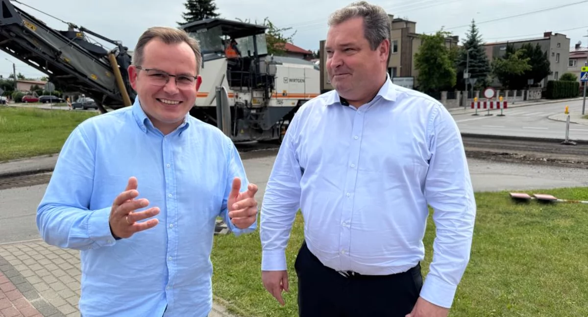Nowe rondo i oświetlenie przejść dla pieszych w Działoszynie