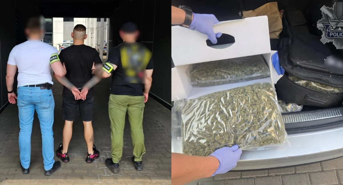 Policjanci zabezpieczyli ponad 40 kilogramów narkotyków - dwie osoby usłyszały zarzuty 