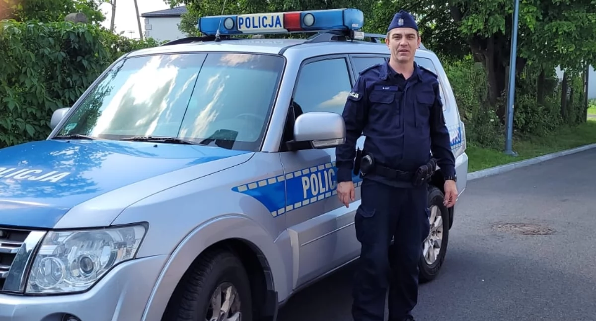 Dzielnicowy na urlopie zatrzymał pijanego kierowcę - 51-letniego mieszkańca powiatu pajęczańskiego