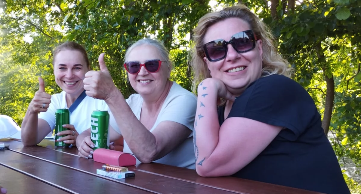 Spływ kajakowy i biesiada na Dniach Osjakowa
