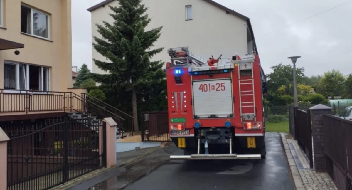 Tragiczny pożar domu. Śmierć mężczyzny