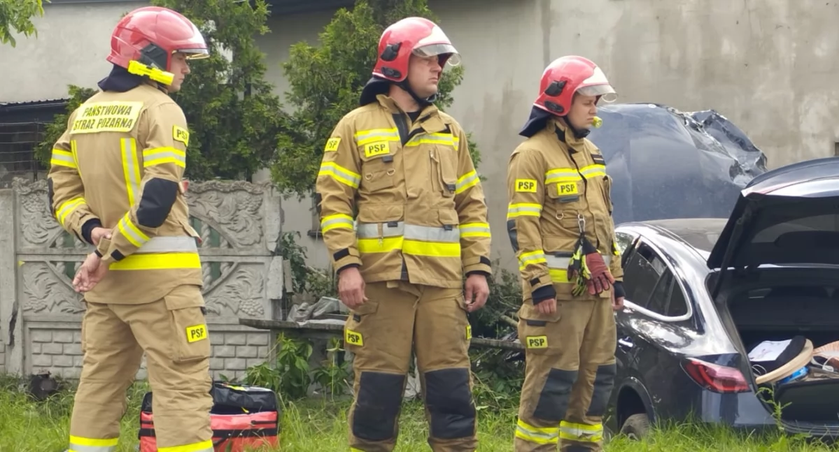 Poważny wypadek w Małyszynie na drodze wojewódzkiej