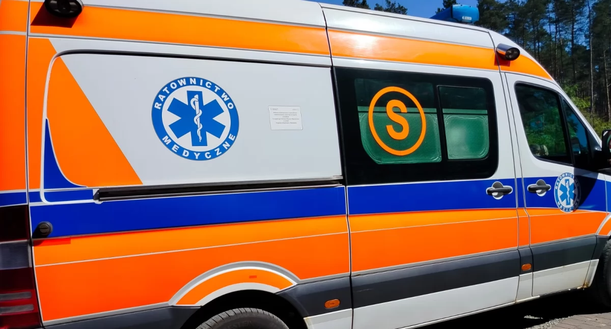 Wypadek na stacji w Pajęcznie