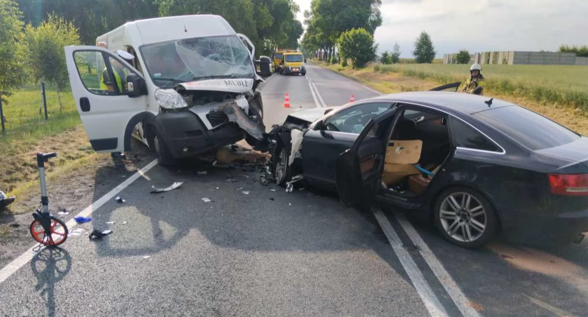 Poważny wypadek w Nowej Brzeźnicy. Pięć osób rannych
