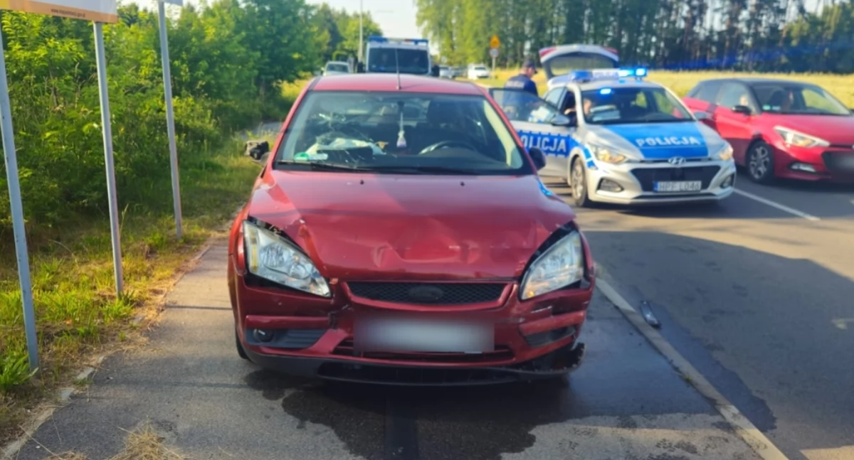 Spowodował kolizję, uciekał przed policją, był pijany - kierowca z powiatu wieluńskiego będzie miał spore problemy!